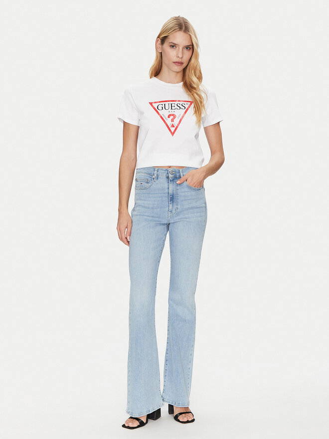 Guess Guess Camiseta W2BI69 K8FQ1 Blanco Regular Fit