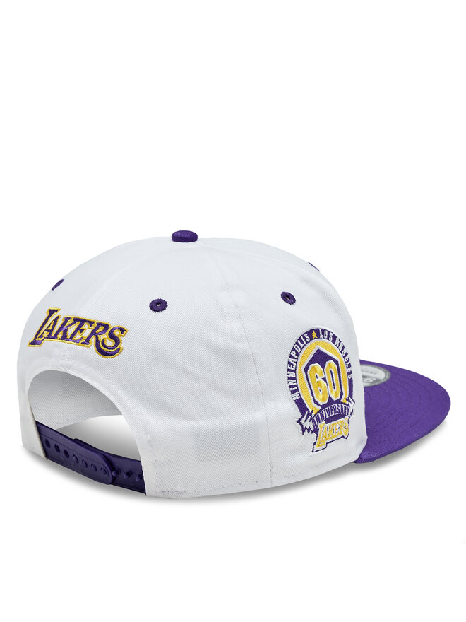 New Era Czapka z daszkiem New Era White Crown Patch 950 Lakers 60364274 Biały