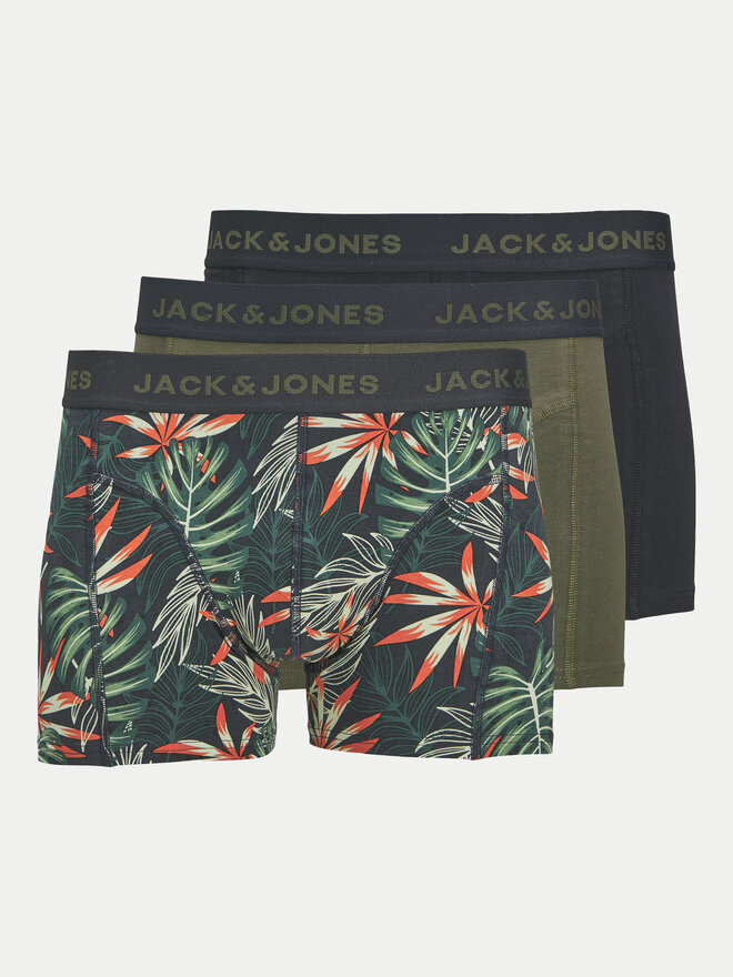 Jack&Jones Jack&Jones Набір з 3 пар боксерів Loui 12267052 Зелений