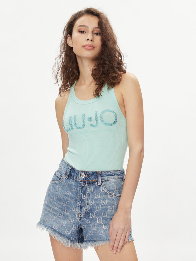 Liu Jo Liu Jo Top MA4327 J4695 Grün Slim Fit