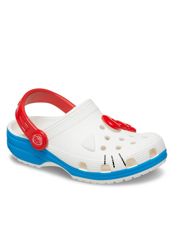 Crocs Natikači Crocs Hello Kitty Iam Classic Clog T 209469 Bela