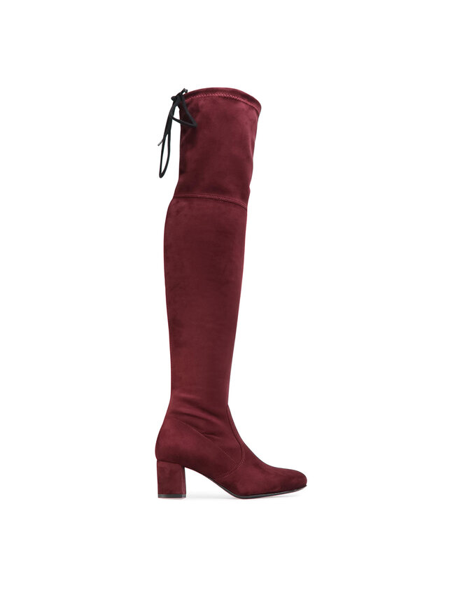 Stivali sopra il ginocchio bordeaux on sale