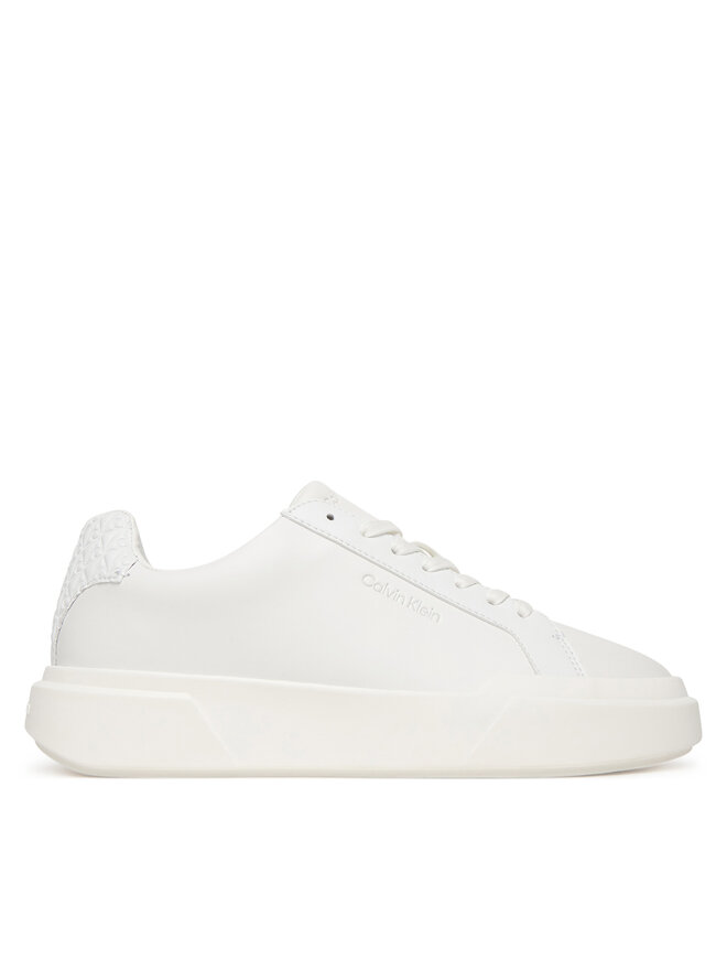 Calvin Klein Sneakers Calvin Klein Chunky Cupsole Laceup Lth Bt Aop YW0YW02036 Alb