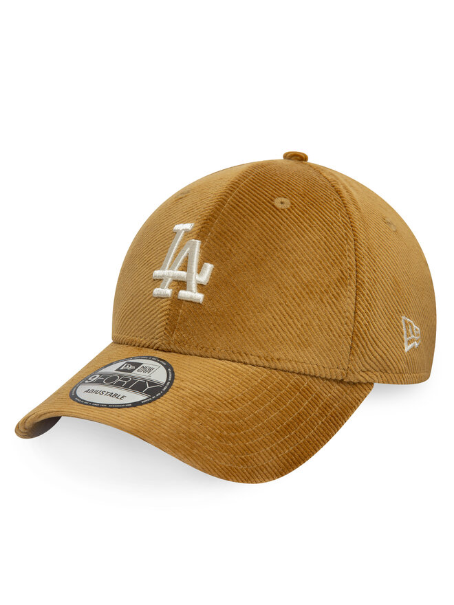 New Era Czapka z daszkiem New Era La Dodgers Cord 9Forty 60595256 Brązowy