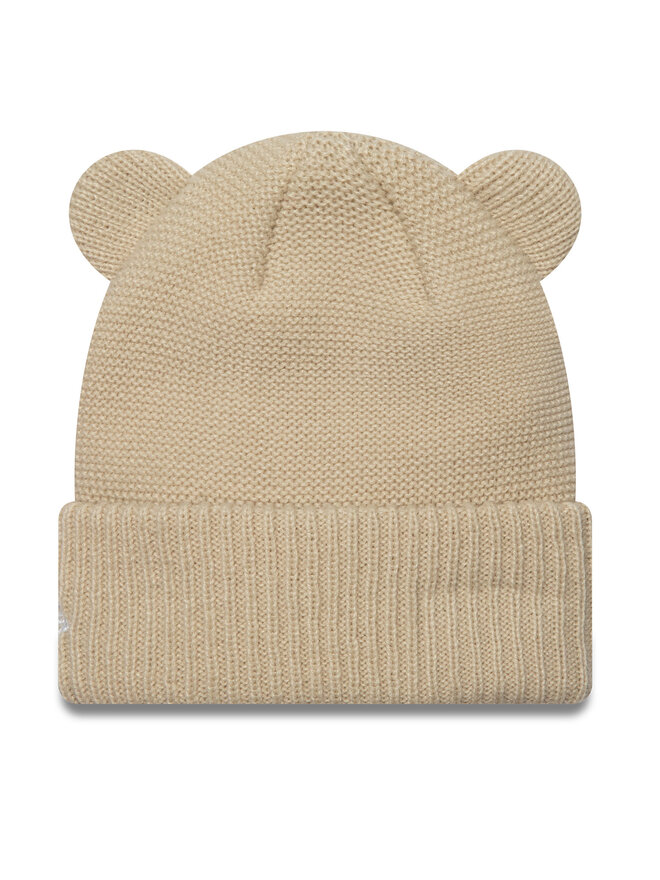 New Era Cepure New Era Teddy Bear Ears Cuff Knit Beanie 60580874 Bēšs