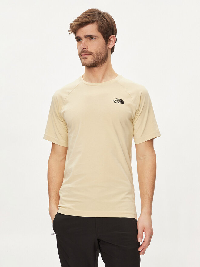 The North Face The North Face Marškinėliai NF0A87NU Smėlio Regular Fit