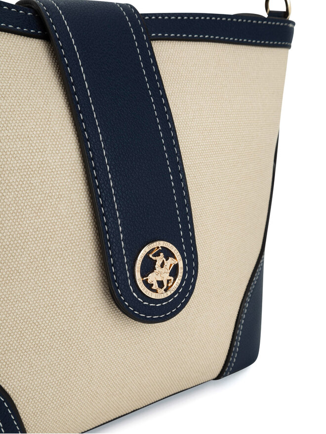 Beverly Hills Polo Club Дамска чанта Beverly Hills Polo Club BHPC-C-013-07 Тъмносин