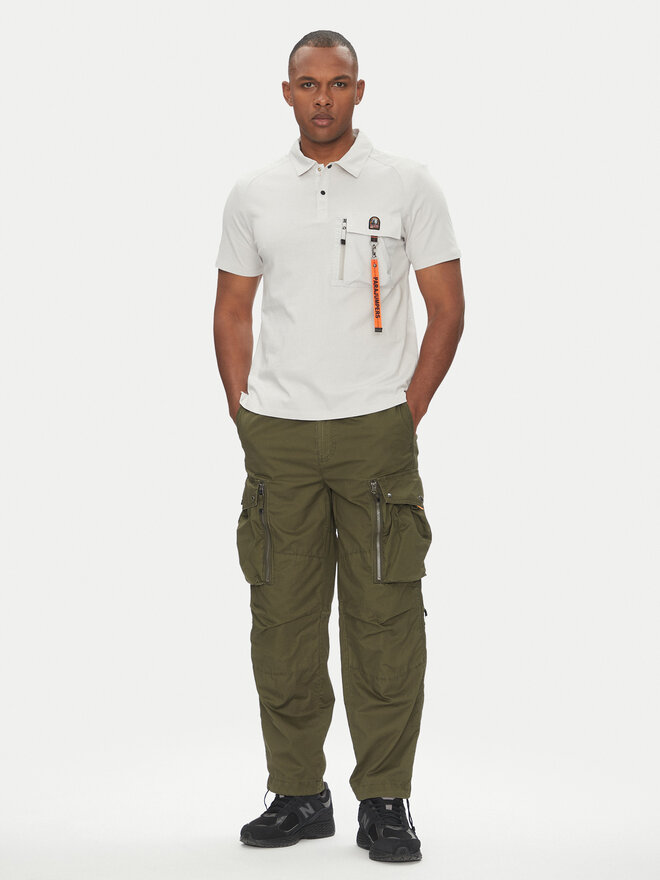 Parajumpers Parajumpers Poloshirt Rescue 25SMPMPORE10 Grau Regular Fit