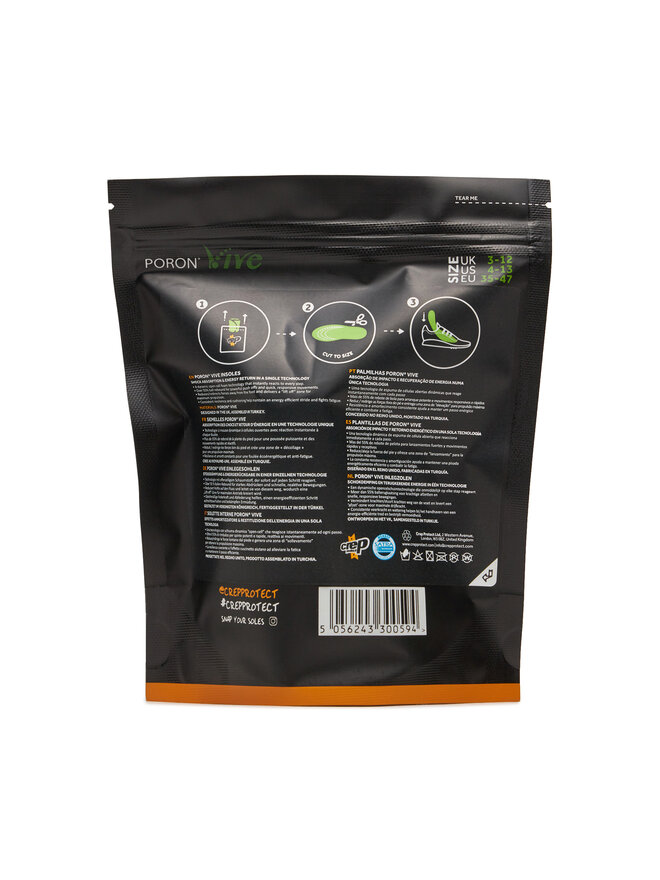 Crep Protect Vložky Crep Protect The Ulimate Sneaker Insoles 5258266 35-47 Zelená