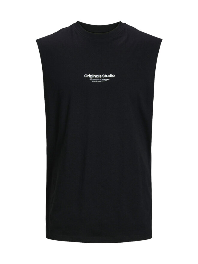 Jack&Jones Jack&Jones Tank top Vesterbro 12250430 Μαύρο Oversize