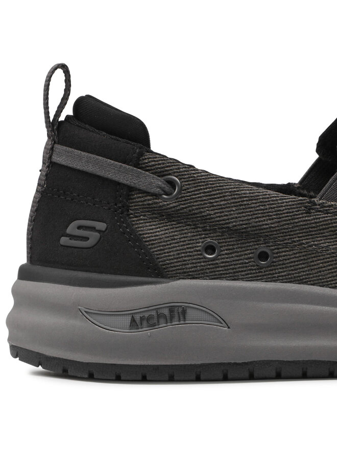 Black bow skechers discount