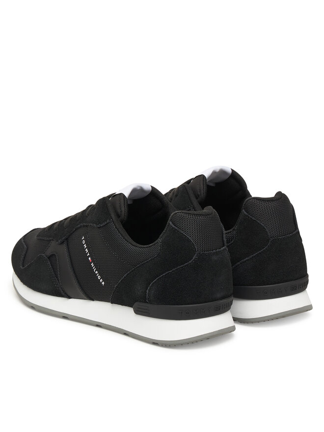 Tommy Hilfiger Снікерcи Tommy Hilfiger Runner Icon Mix FM0FM05679 Чорний