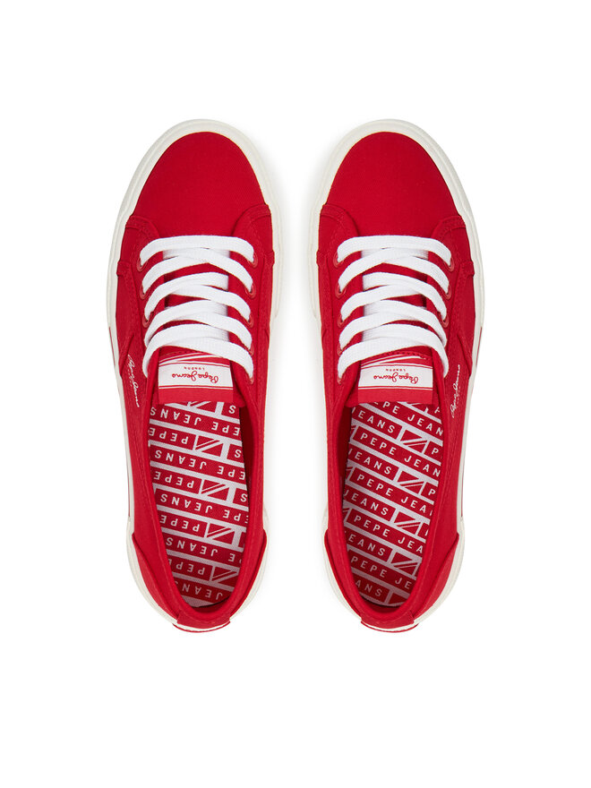 Pepe Jeans Кросівки Pepe Jeans Brady Basic W PLS31287 Червоний