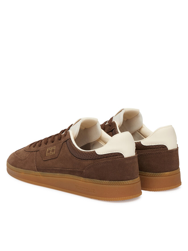 Tommy Jeans Sneakers Tommy Jeans The Greenwich Edge Suede EM0EM01732 Dunkelbraun