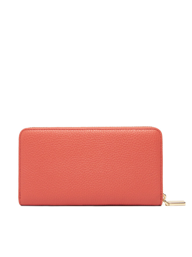 Coccinelle Große Damen Geldbörse Coccinelle MW5 Metallic Soft E2 MW5 11 04 01 Korallenfarben