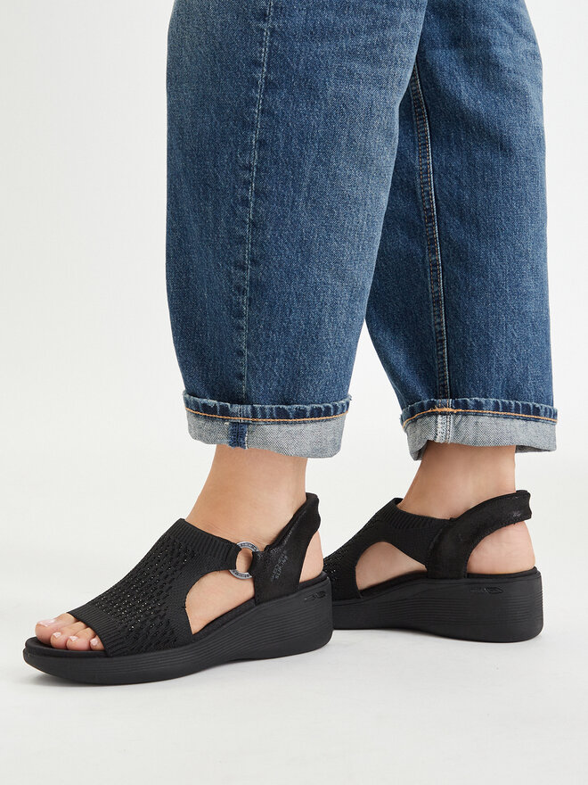 Skechers Sandalen Skechers Martha Stewart: Pier-Lite - Park Path 188001/BBK Schwarz