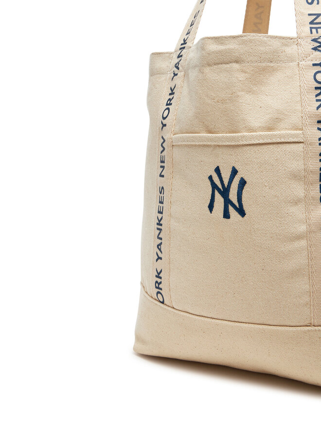 New Era Torebka New Era New York Yankees MLB Strap Canvas Tote 60595127 Beżowy