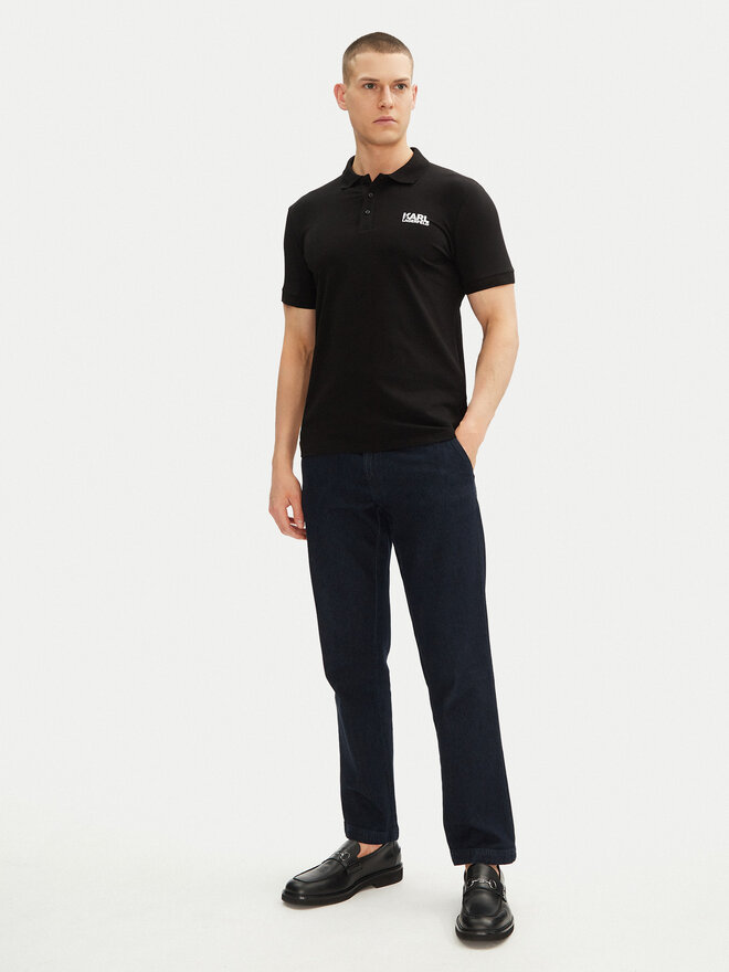 KARL LAGERFELD KARL LAGERFELD Poloshirt 745088 552235 Schwarz Regular Fit
