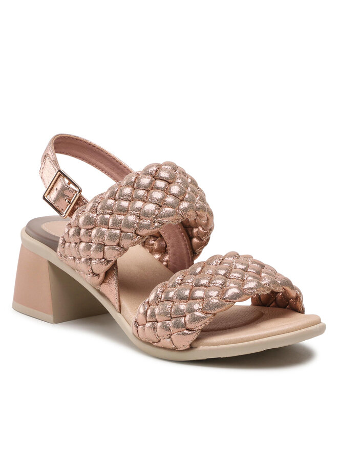 Scholl Сандали Scholl Promenade 2 Bands MF30018 1853 350 Златист