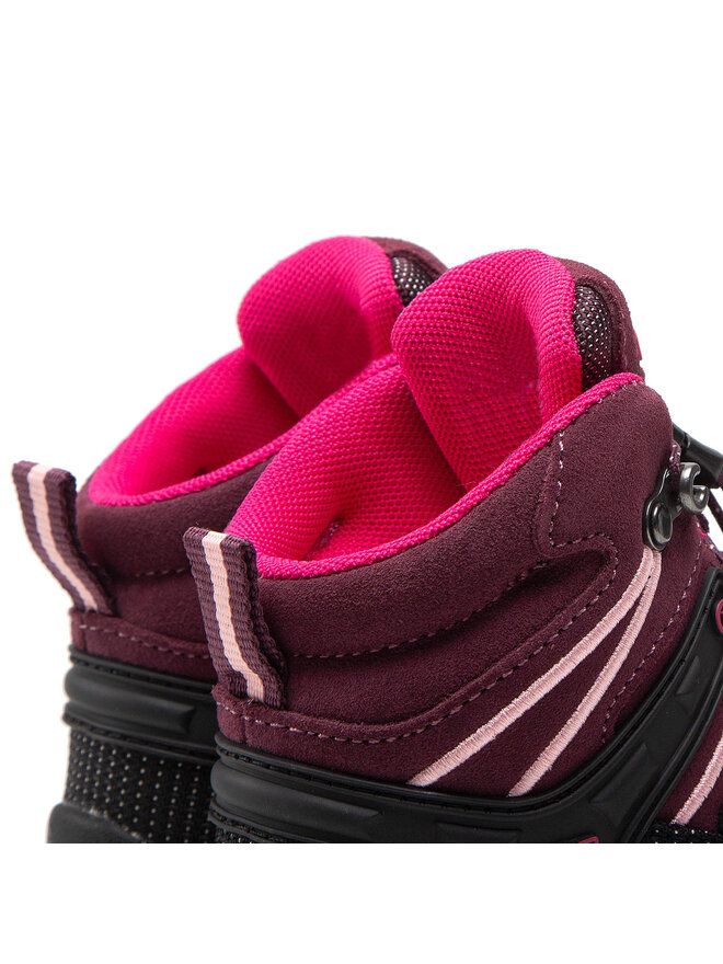 CMP Trekingová obuv CMP Kids Rigel Mid Trekking Shoe Wp 3Q12944 Bordová