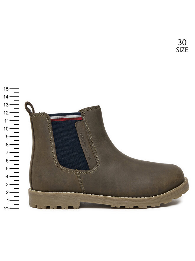 Tommy Hilfiger Schnürschuhe Tommy Hilfiger T1X5-33700-0124 S Grün