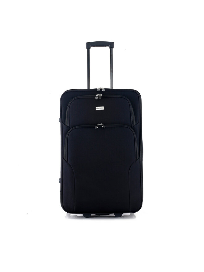 Semi Line Μεσαία Βαλίτσα Semi Line T5679-2 Μαύρο