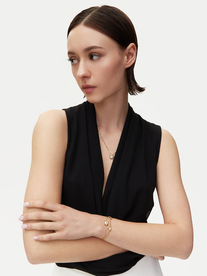 Guess Brățară Guess JUBN05 249JW Auriu