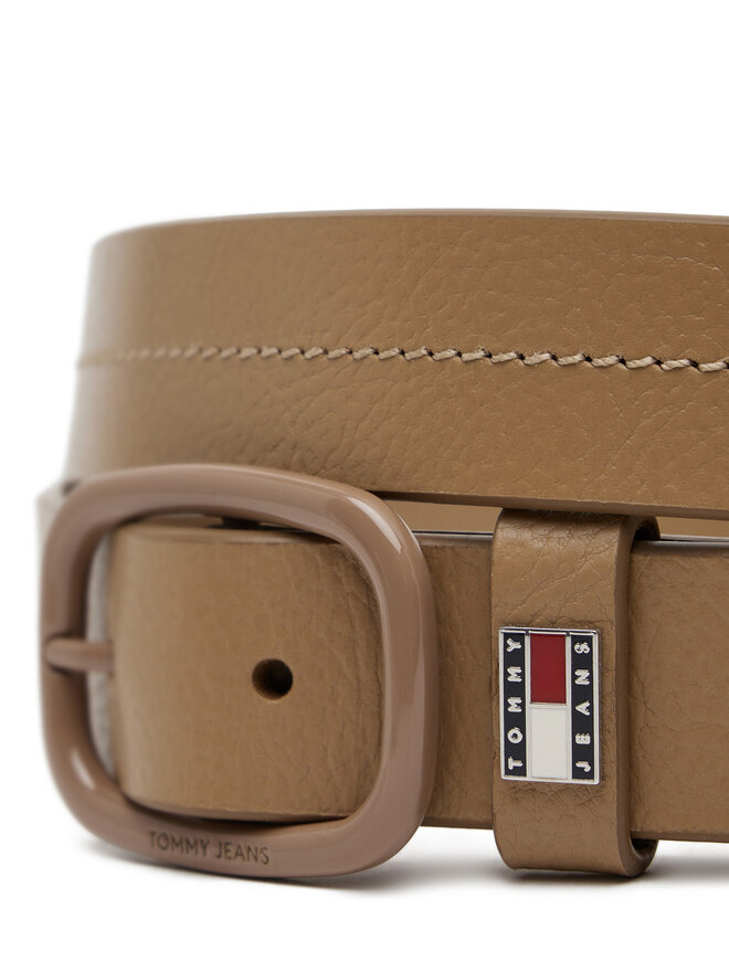 Tommy Jeans Damengürtel Tommy Jeans Tjw Oval Tonal 3.0 AW0AW17392 Beige
