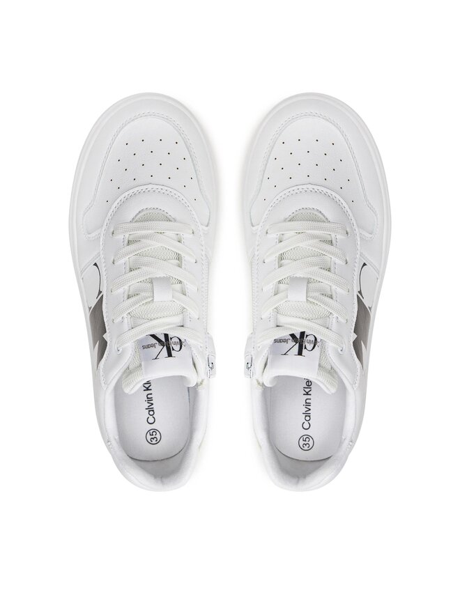 Calvin Klein Jeans Sneakersy Calvin Klein Jeans V3X9-80867-1355 S Bílá