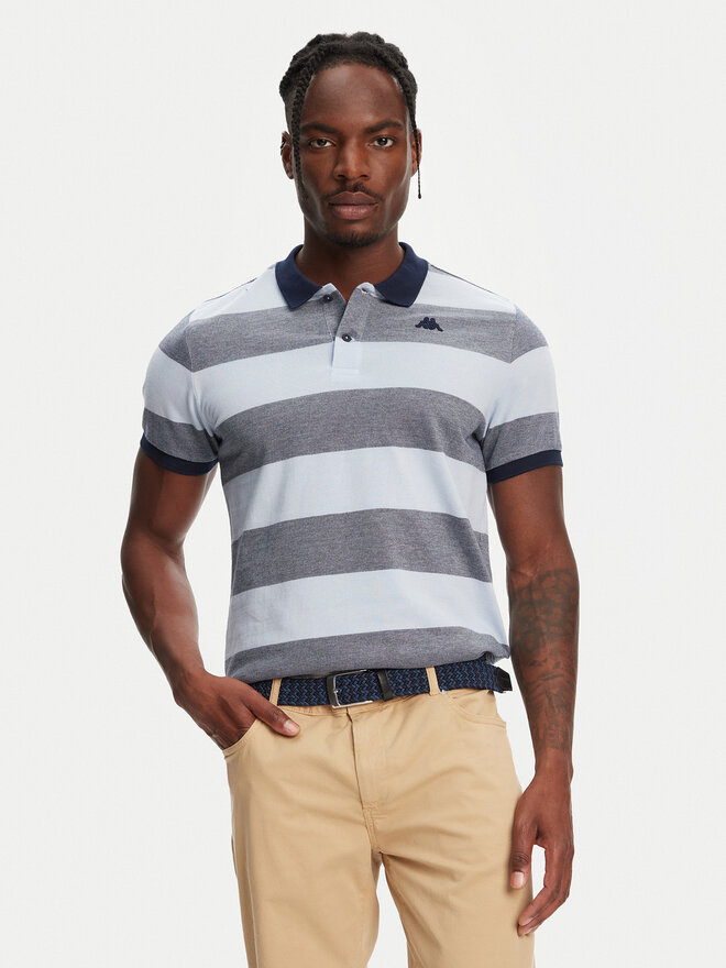 Robe di Kappa Robe di Kappa Поло Ming 64126KW Голубий Slim Fit