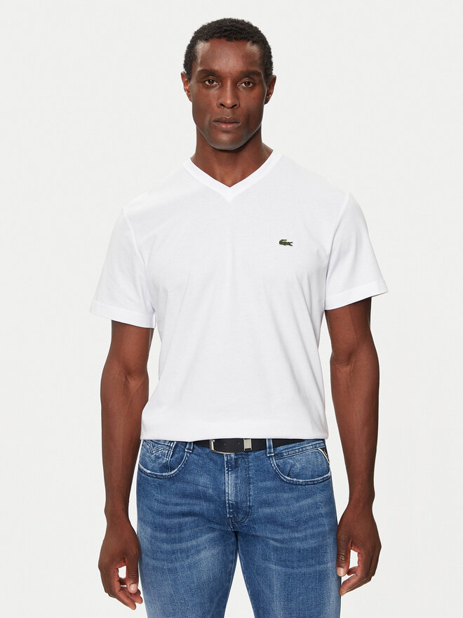 Lacoste Lacoste Marškinėliai TH5077 Balta Regular Fit