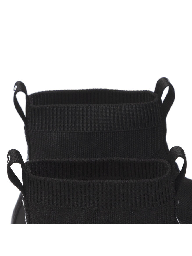 Calvin Klein Jeans Sneakers Calvin Klein Jeans Runner Sneaker Sock Knit YM0YM00045 Schwarz