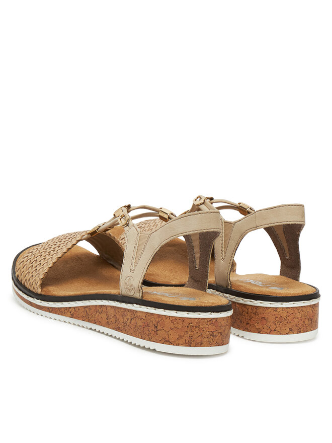 Rieker Sandalen Rieker V3662-62 Beige