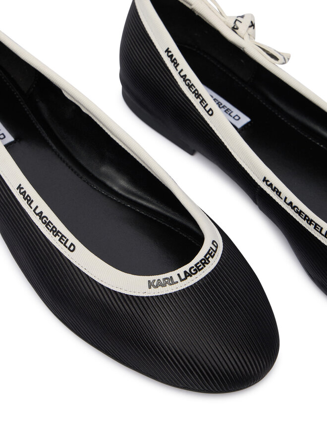 KARL LAGERFELD Ballerinas KARL LAGERFELD Karo KL40129 Schwarz