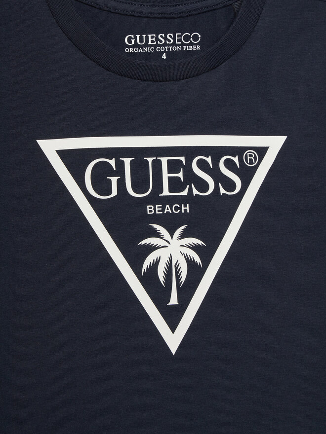 Guess Guess Marškinėliai L5GI29 J1314 Tamsiai mėlyna Regular Fit