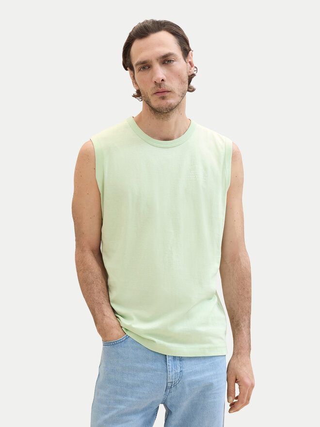 Tom Tailor Tom Tailor Trikó 1041815 Zöld Regular Fit