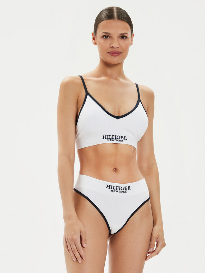 Tommy Hilfiger Tommy Hilfiger Top nedrček UW0UW05218 Bela