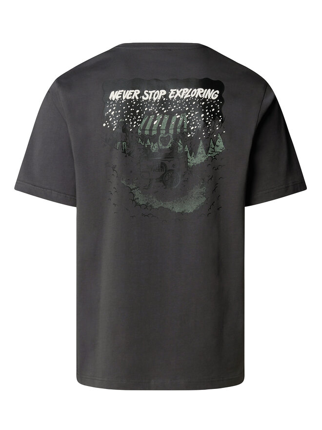 The North Face The North Face Camiseta Powder Days NF0A8E4D Gris Relaxed Fit