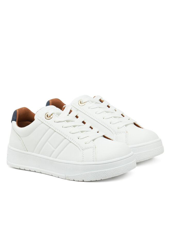Tommy Hilfiger Αθλητικά Tommy Hilfiger Low Cut Lace-Up Sneaker T3X9-33857-1355 M Λευκό