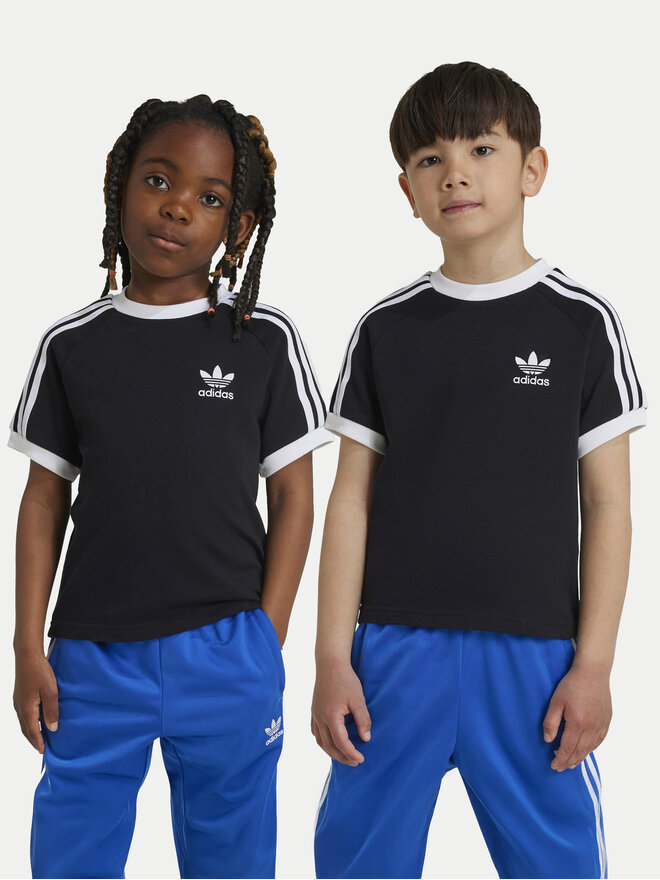 adidas adidas Marškinėliai adicolor Trefoil IY2389 Juoda Regular Fit