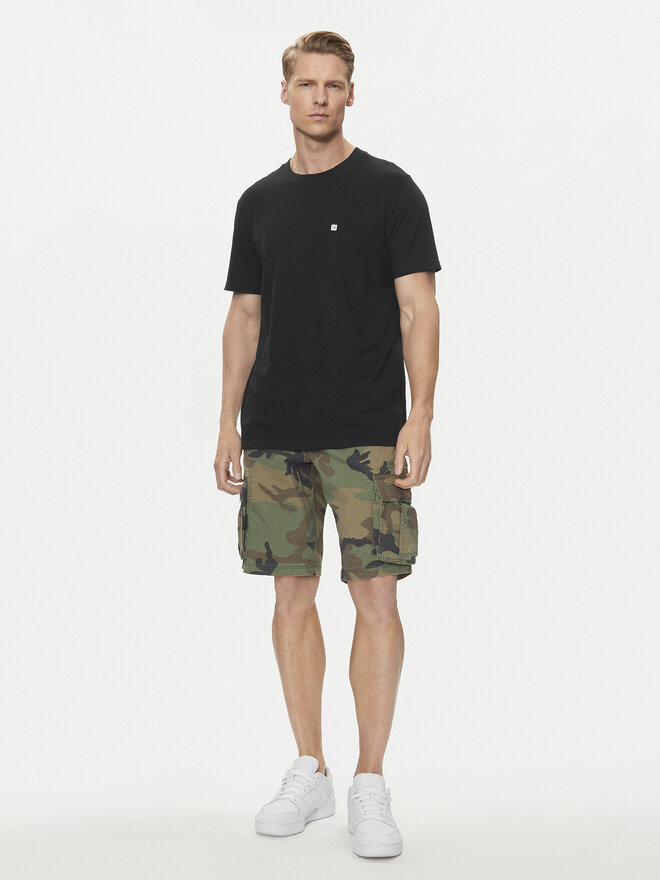 Gap Gap Marškinėliai 857901-05 Juoda Regular Fit