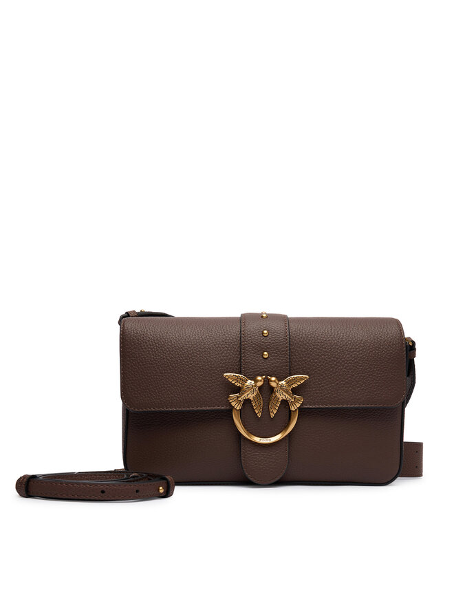 PINKO Handtasche PINKO Love One Classic Slouchy Fl PLTT 104524 A2OX Braun