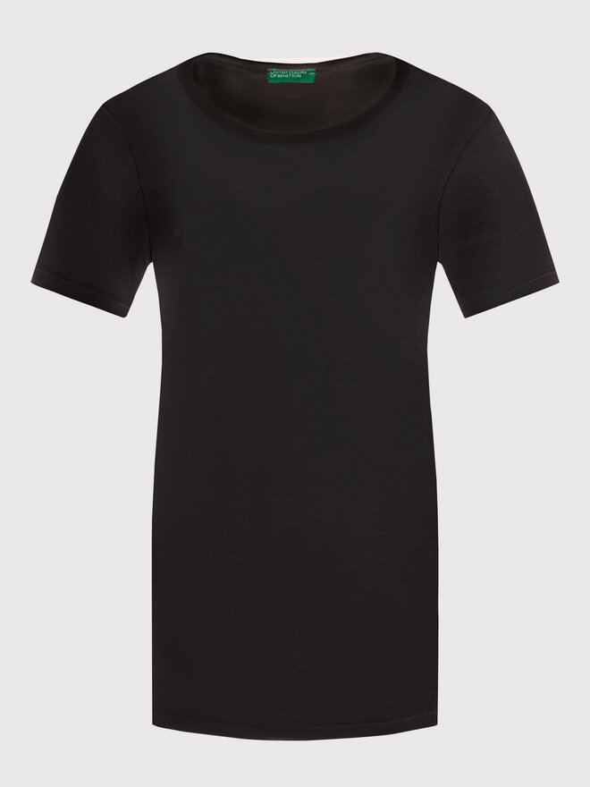 United Colors Of Benetton United Colors Of Benetton T-Shirt 3GA2E16A0 Μαύρο Regular Fit