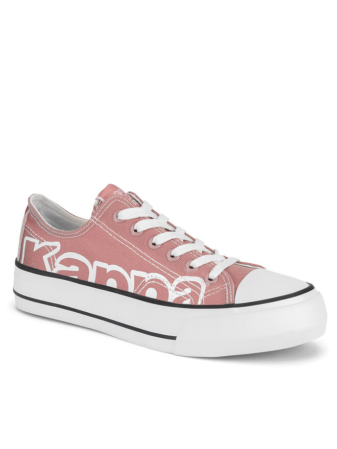 Kappa Trampki Kappa YL201409 Różowy