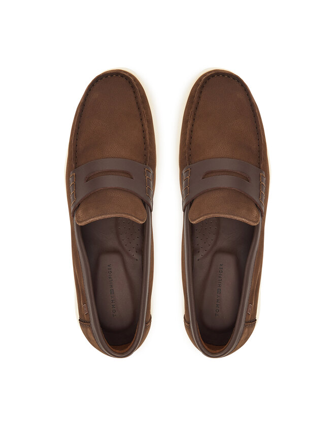 Tommy Hilfiger Mokassins Tommy Hilfiger Mix FM0FM05785 Braun