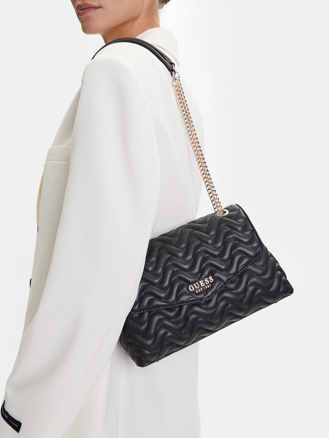 Guess Handtasche Guess Melisandra HWQG96 53210 Schwarz