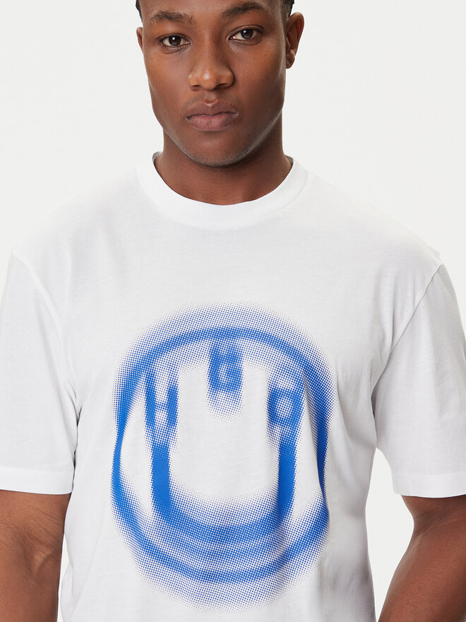 HUGO HUGO Camiseta Nalax 50543493 Blanco Regular Fit