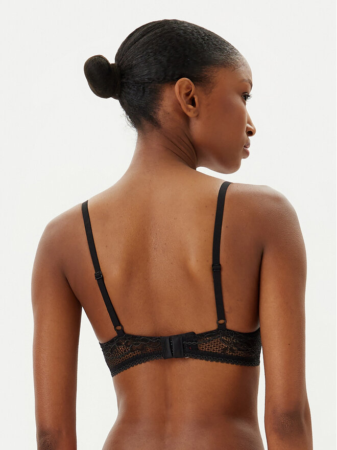 Tommy Hilfiger Tommy Hilfiger Pusiau dengta (balcony bra) liemenėlė UW0UW02420 Juoda