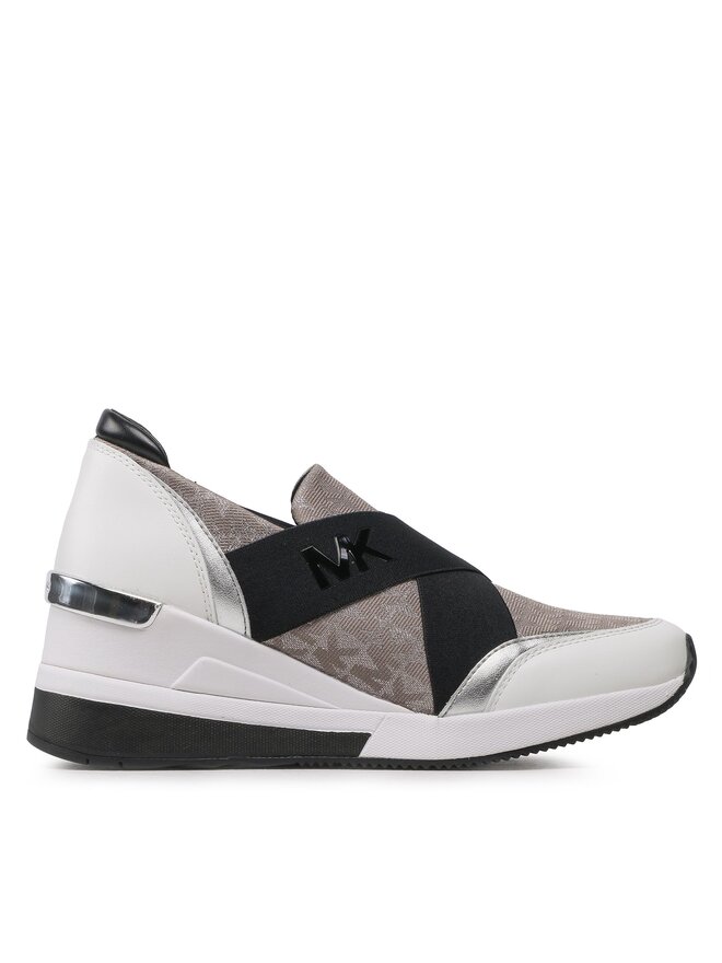 MICHAEL Michael Kors Sneakers MICHAEL Michael Kors Geena Slip On Trainer 43F2GNFP3Y Silberfarben