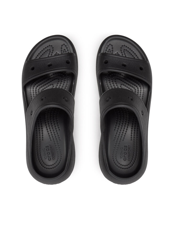 Crocs Papucs Crocs Classic Crush Sandal 207670 Fekete